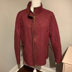 Pendleton Quilted Equestrian Barn Chore Jacket, Maroon, Size XXL